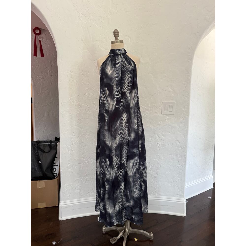 COS Black and White Maxi Dress